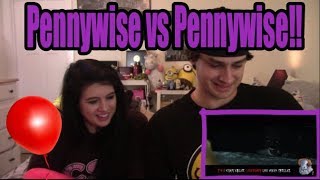 quotOld Pennywise Vs New Pennywise Rap Battlequot  COUPLES REACTION [upl. by Letsyrk]