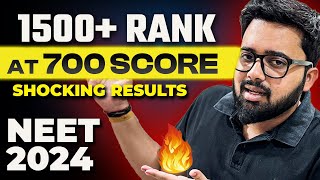 NEET 2024 Shocking Results 😨 Crazy Rank vs Marks [upl. by Rehpotsihrc]