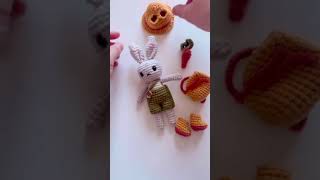 Lets dress up HARVEY HARE New amigurumi crochet pattern release ✨ amigurumi crochet yarn [upl. by Christenson]