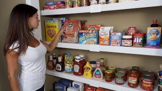 Wire Shelf Cover amp Liner Kit Installation for Kitchen Pantry [upl. by Meli]