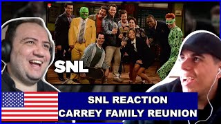 Carrey Family Reunion  SNL  TEACHER PAUL REACTS [upl. by Atnamas121]