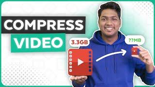 How To Compress Video File Without Losing Quality  Best Video Compression software [upl. by Rudelson264]