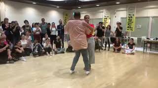 Alex and Desiree bachata workshop at the Japan Bachata Festival [upl. by Ominoreg]