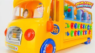 Vidéo pour enfants  Apprendre avec Pororo le petit pingouin — Bus scolaire et camion de pompiers [upl. by Elrahc]