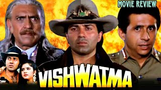 Vishwatma 1992 Full Hindi Movie Review  Sunny Deol  Naseeruddin Shah  Divya Bharti  Amrish Puri [upl. by Eerolam668]