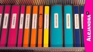 Binder Organization  Best Binders amp Dividers to Use for Home Office or School Papers [upl. by Rolfe29]