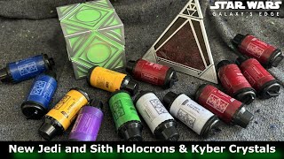 Star Wars Galaxy’s Edge  New Jedi and Sith Holocrons V2  2024 Release [upl. by Htide]