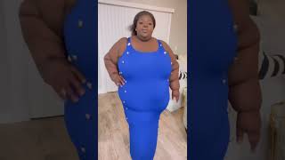 Temu One dress two colors plussize plussizetryonhaul plussizeclothing Joy Amor [upl. by Leseil]