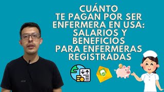 💰 ¡Descubre cuánto GANAN las ENFERMERAS en USA 👩🏻‍⚕️💸 [upl. by Celestia276]