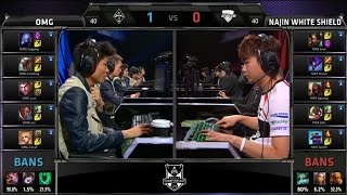 S4 Worlds Quarterfinal 4 NWS vs OMG Game 2 Highlights [upl. by Pail]