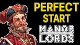 The Perfect Manor Lords Starting Guide  1 Year EASY Income [upl. by Akehs]