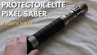 REVIEW Vaders Vault Protector Elite Lightsaber  Pixel Saber CFX [upl. by Anifesoj]