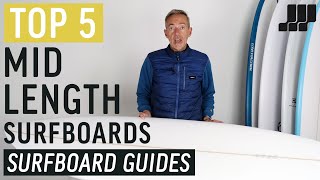 Top 5 Mid Length Surfboards 2023 [upl. by Ydissahc916]