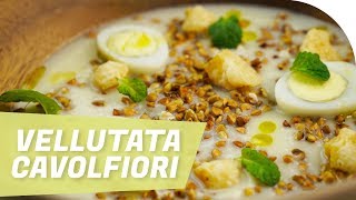 Vellutata di cavolfiore con grano saraceno [upl. by Arretnahs]