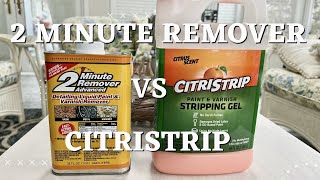 2 min Remover vs CitriStrip  Which One Works Best [upl. by Alyehs393]