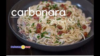 Creamy Bacon and Mushroom Carbonara Filipino Style [upl. by Oab]