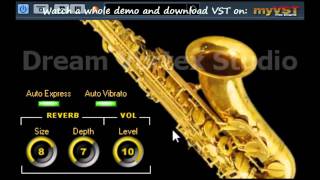 DVS Saxophone  Free VST  myVST Demo [upl. by Medorra]