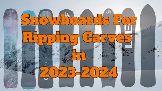 The Top 5 Carving Snowboards of 20232024 [upl. by Fernand153]