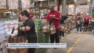 Harris Teeter assembles Thanksgiving Meal kits for Lowcountry families [upl. by Chadburn760]