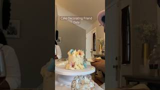 Cake Decorating Friend Date cakedecorating cakedecoration friendship sisterhood [upl. by Grover]