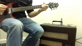 Samick SG guitar with Fender Excelsior Amp Demo [upl. by Goulder]