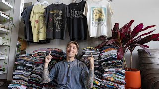 My Entire 50000 Vintage TShirt Collection [upl. by Pubilis]