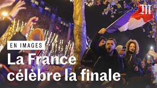 Coupe du monde  la France en finale et la fête des supporters [upl. by Aihsekel]