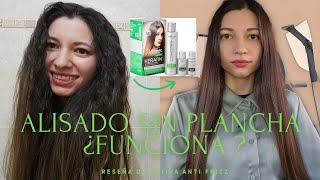 ALISADO SIN PLANCHA KATIVA  RESEÑA ANTI FRIZZ  ¿FUNCIONA [upl. by Aivatan]