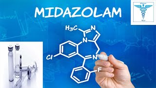 Midazolam  Dormicum Docum  Mechanism of Action Dosage Indications  Adverse Effect UrduHindi [upl. by Oirelav]