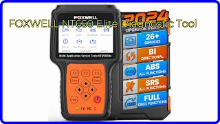 REVIEW 2024 FOXWELL NT650 Elite Diagnostic Tool ESSENTIAL details [upl. by Dorsman]