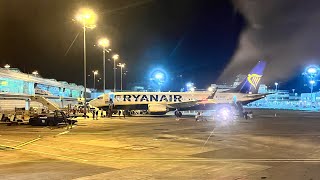 Ryanair 737800 Takeoff at Edinburgh Airport April 2022 [upl. by Demeyer]