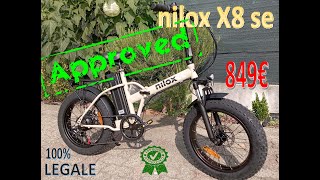 Prova nilox X8 se La bicicletta elettrica a pedalata assistita [upl. by Whitaker]