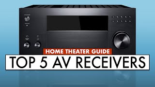 TOP 5 Surround Sound Receivers Receivers for MUSIC and MOVIES 2021 [upl. by Ennayt]