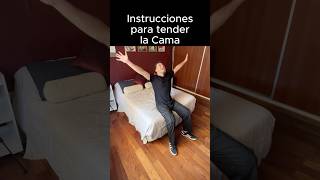 Instrucciones Para Tender la Cama 🛌 gastiobeide youtubeshorts shorts [upl. by Annid]