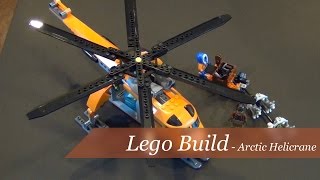 Lego City Arctic Helicrane Set 60034  Unboxing and Build [upl. by Ebonee642]