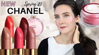 Chanel SPRING 2023 New Rouge Allure Velvet lipsticks Chance Body Creams  N 1 de Chanel Rich Cream [upl. by Cherianne99]