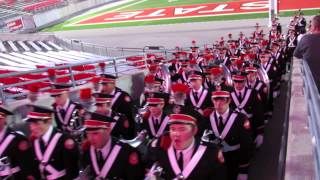 Ohio State Marching Band Up the Ramp at end of Buckeye Invitational 10 12 2013 [upl. by Beuthel171]