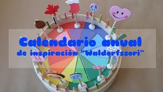 Cómo hacer un calendario Waldorf  Montessori [upl. by Artemisa]