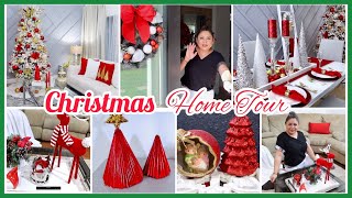 TOUR NAVIDEÑO DE LA CASA 🎄NAVIDAD 2021🎄 DECORACIONES CON COLORES TRADICIONALES tournavideño [upl. by Auqenahs725]