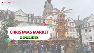 CHRISTMAS MARKET KOBLENZ  GERMANY [upl. by Salaidh]