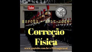 Resolução EsPCEx 2017  2018  Física  Plano Inclinado [upl. by Tenneb923]