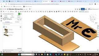 Video 5 Wooden Storage Box [upl. by Leelahk]