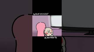 95  lilys special friend👧👧👻👻👻🍰🍰  myghostfriend animation shorts dsand anime cute [upl. by Pius981]