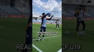 Real Madrid CF u19 goalkeeping  warmup academy soccer football RealMadrid goalkeeping [upl. by Erised]