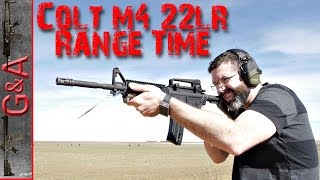 Colt M4 22lr Range Time [upl. by Zeugirdor]