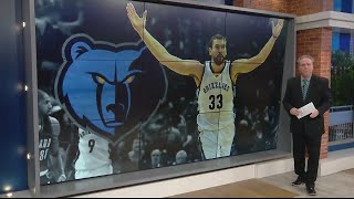 Gasol to get his jersey retired [upl. by Neelram51]