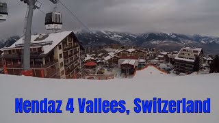 Ski Nendaz 4 Vallees Switzerland January 2019 GoPro PS [upl. by Shien520]