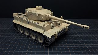 Tiger I Panzerkampfwagen VI Tiger Ausf H1 Paper Model [upl. by Gael682]