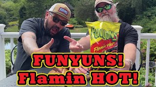 Flamin Hot Funyuns Onion Flavored Rings [upl. by Olodort]