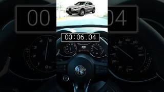 2022 Alfa Romeo Stelvio Sprint 060 Test 20L 4cyl Turbo 8 Spd Auto RWD 280hp 306 lbft shorts [upl. by Yahska872]